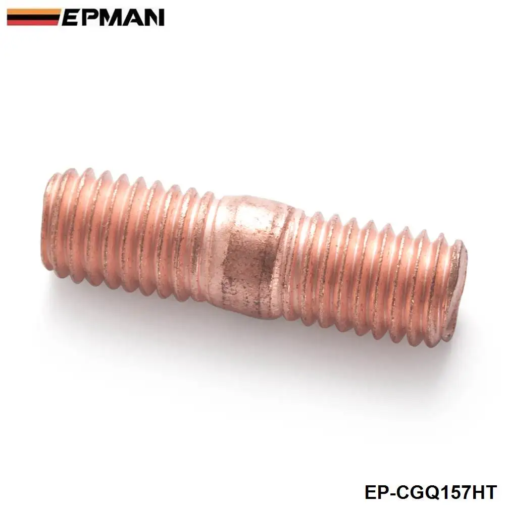 EPMAN Sport M10 x 1.50 Threaded Turbo Studs Kit Flange Nuts High Strength T3 T4 T6 Set of 4 EP-CGQ157HT