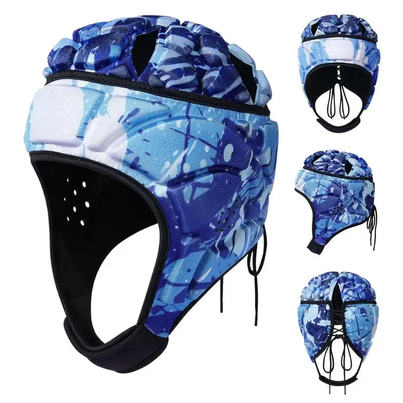 

Football Headguards Shock-Resistant Adjustable Head Protector Gear Head Protection Scrum Caps For Outdoor Skating Snowboarding