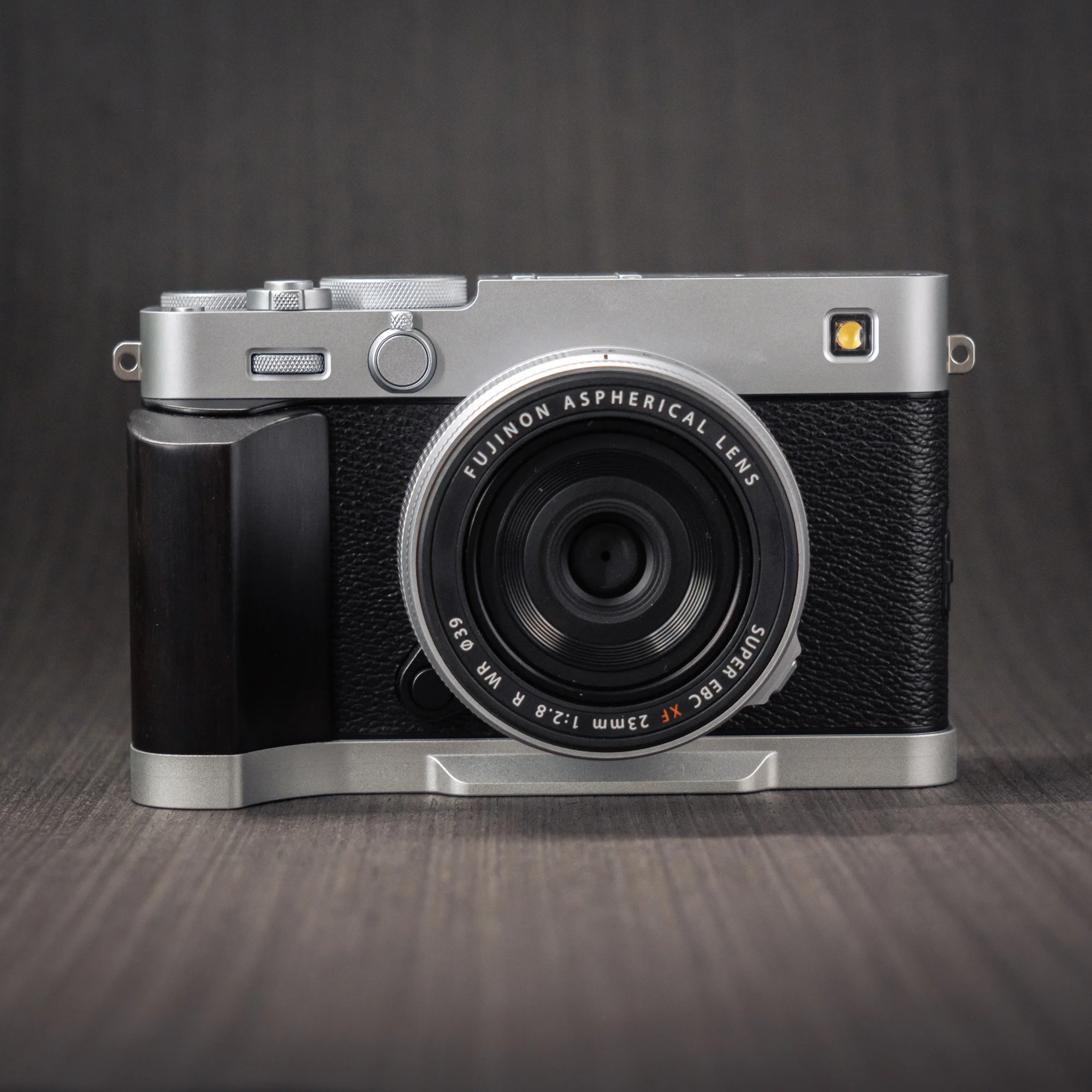 Handgefertigter Kamera-Handgriff aus Holz, L-Platte, Schnellverschluss-Halter für Fujifilm XE5 Fuji X-E5 – Detail 7