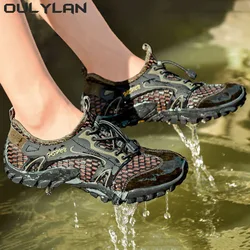 2024 Breathable Sneakers Men Shoes Fashion Shoes For Men Climbing Hiking Shoes Outdoor Beach Wading Tenis Barefoot Sneakers