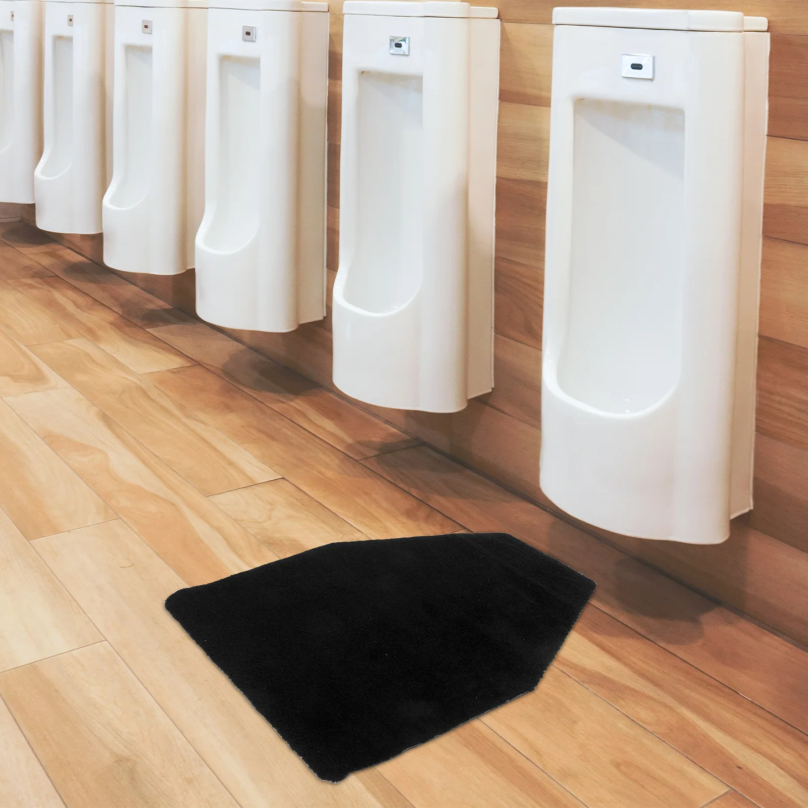 

Commercial Urinal Mat Non Slip Water Absorption Floor Protection Bathroom Accessory Urine Mat Men Restroom Splash Guard