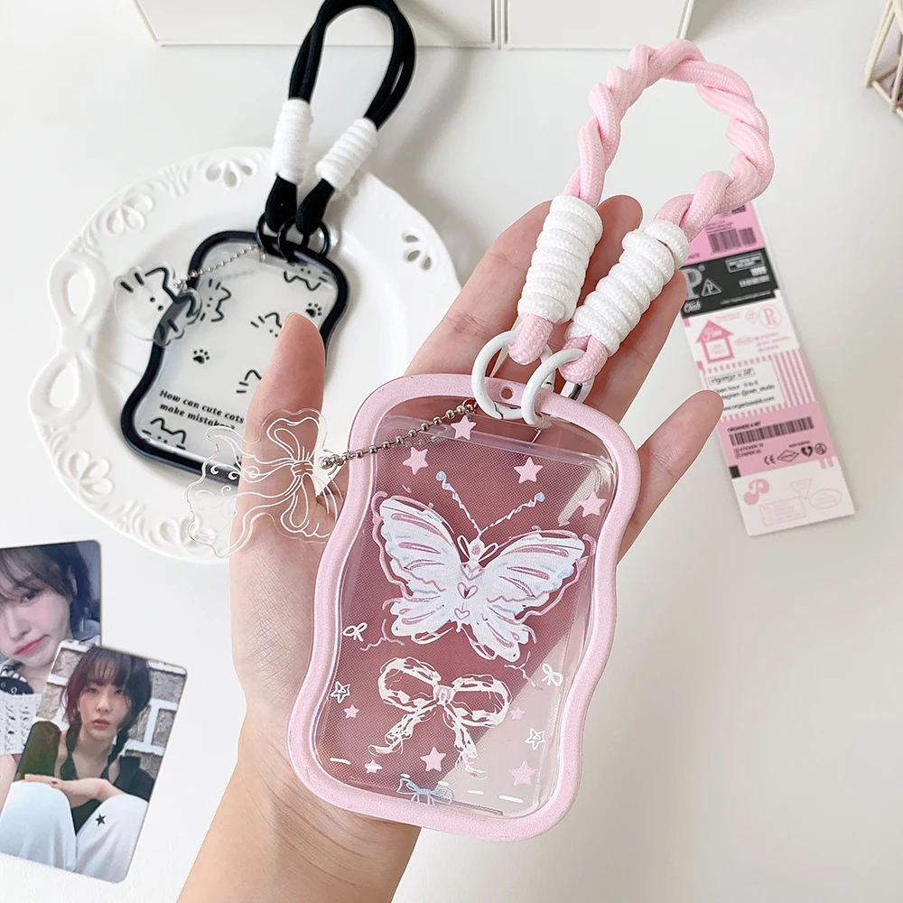 Ins Style Goo Card Holder for 3inch Photo Kawaii Silicone Photo Card Holder K-Pop Idol Photocard Goo Card Case DIY ID Card Case