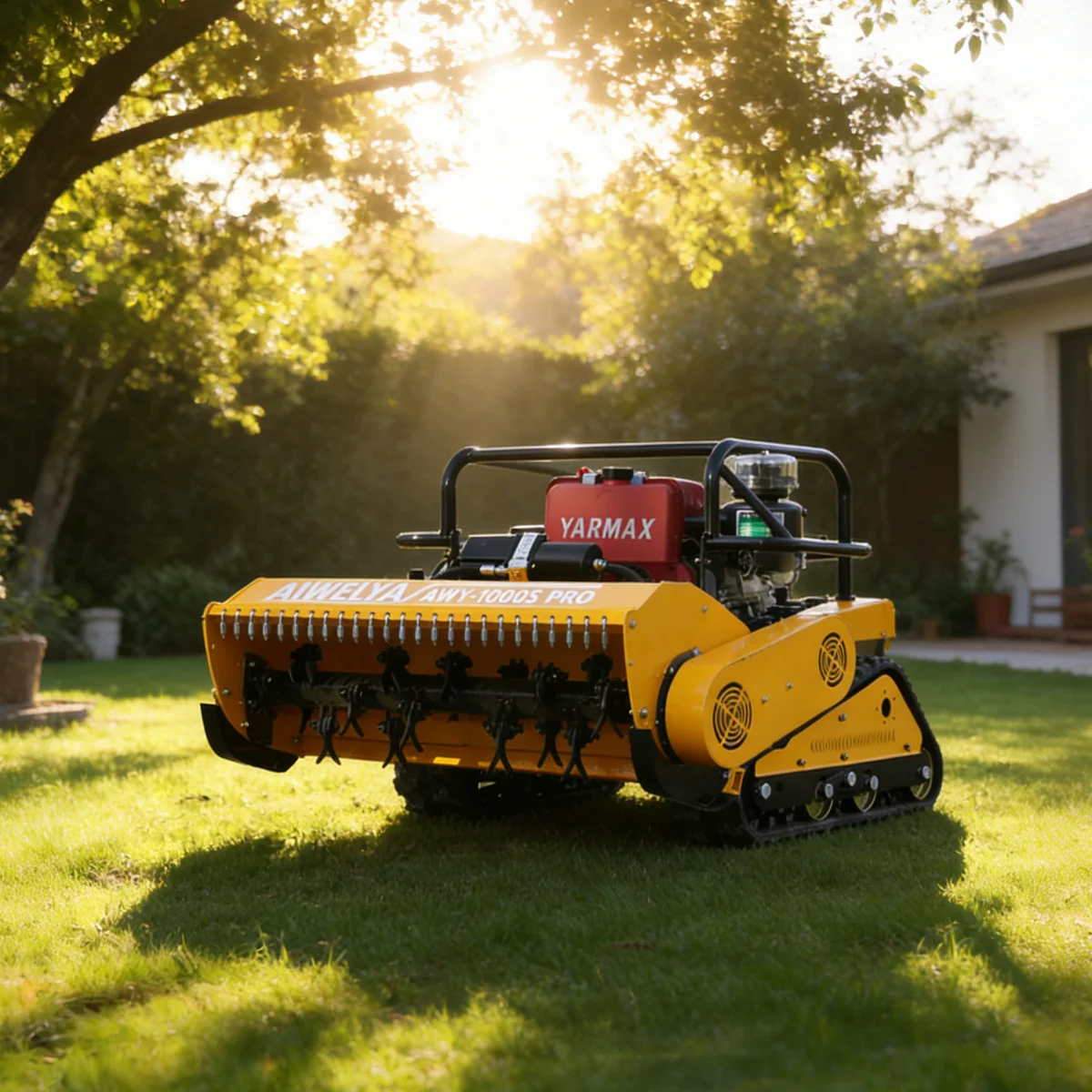 

Customized flail mower Multifunctional Lawn Mower Mow Weed Trim Integrated Petrol RC Robot Garden Grass Cutter lawn mower with