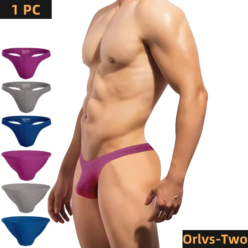 New Brand Cotton Gay Panties Jockstrap Men\'s Briefs Comfortable Innerwear Sexy Man Underwear Brief Men Underpants Clothes AD7112