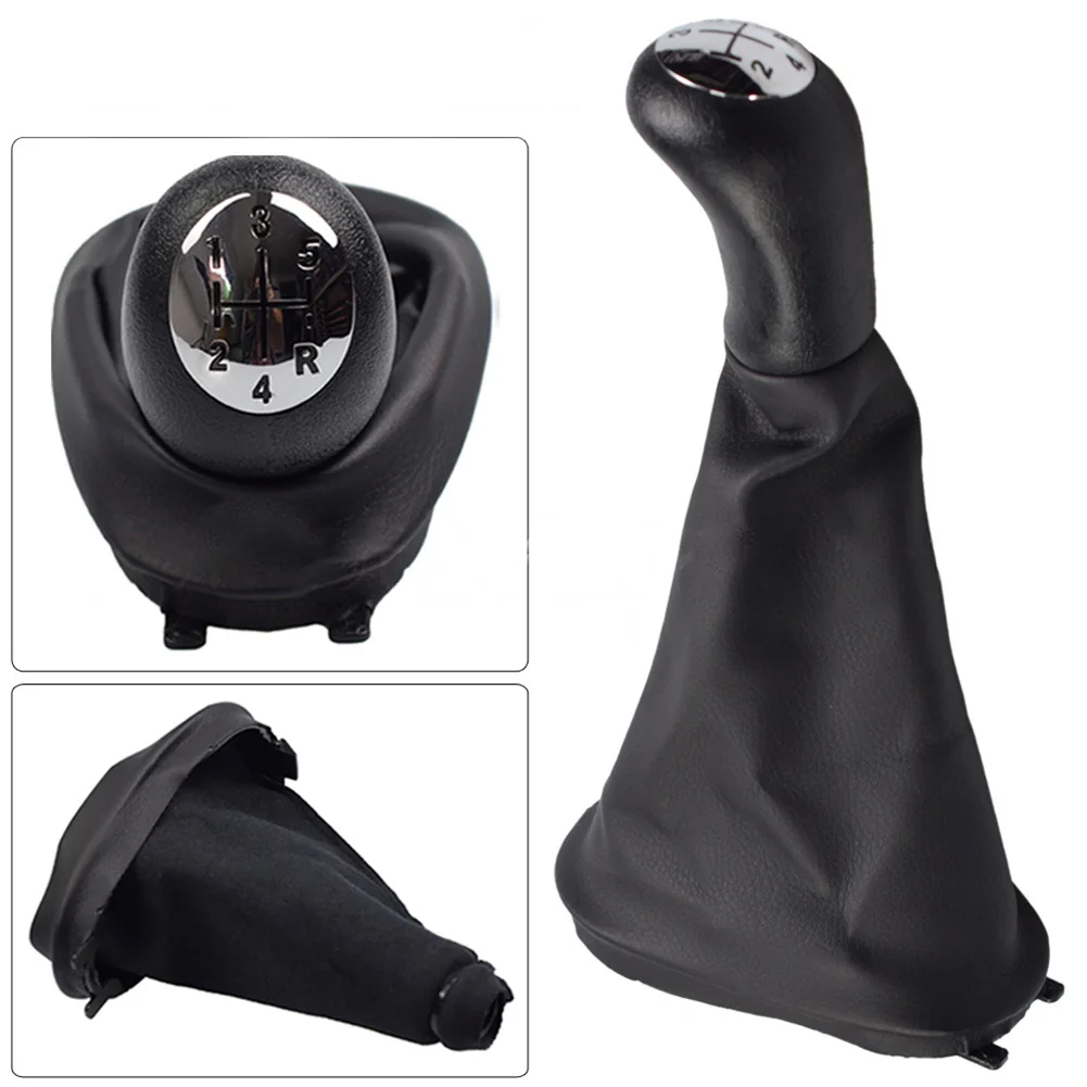 For Renault For Logan 1 2004 to 2012 5 Speed Manual Shift Knob and Bracket Base Assembly for Interior Enhancement