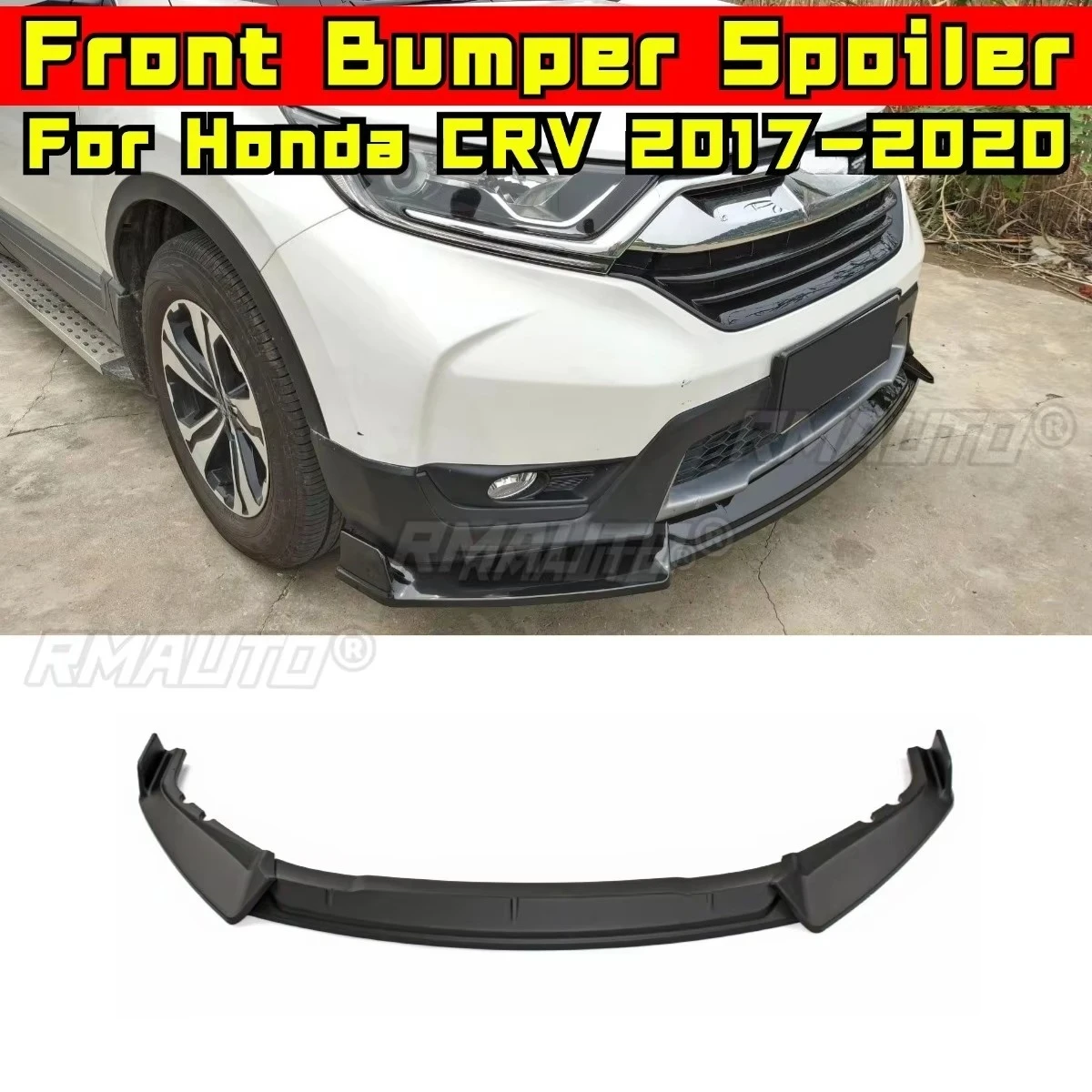 

Car Front Bumper Lip Diffuser Spoiler Glossy Black Modification Part for Honda CRV 2017-2020 Bumper Protector Car Accessories