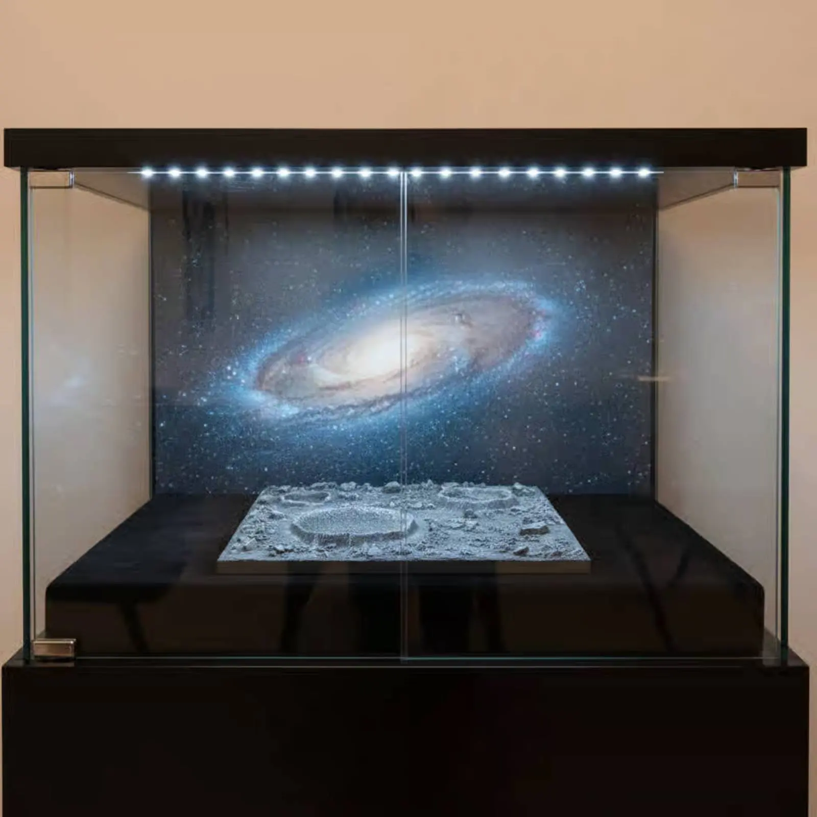 

Moon Surface Display Base Finished Product Celestial Landscape Display Stand for Action Figure Collectors