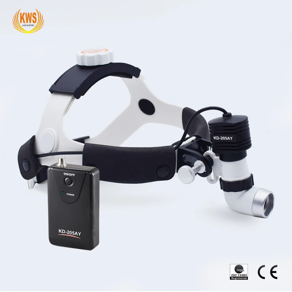 High Quality 5W LED Surgical Head Light Plastic Material Professional dental- Use High Brightness Electric Powered CE Certified view 2