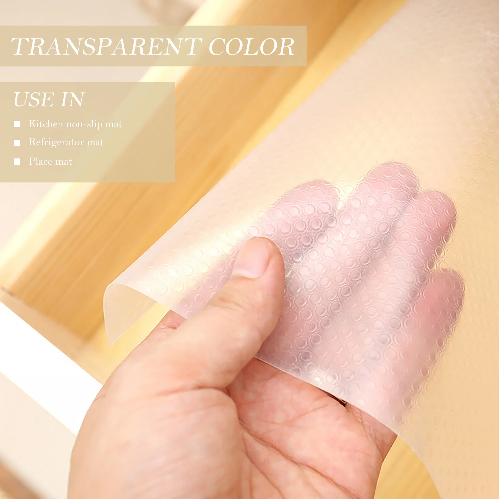 

1Pcs Anti-Slip Waterproof Placemat Heat Resistant Table Mat for Kitchen Dining Home Restaurant Cabinet Drawer Mat