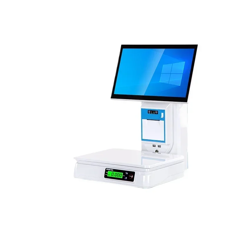 

Intelligent identification AI identification new cash register, commercial catering all-in-one machine touch screen dual-screen