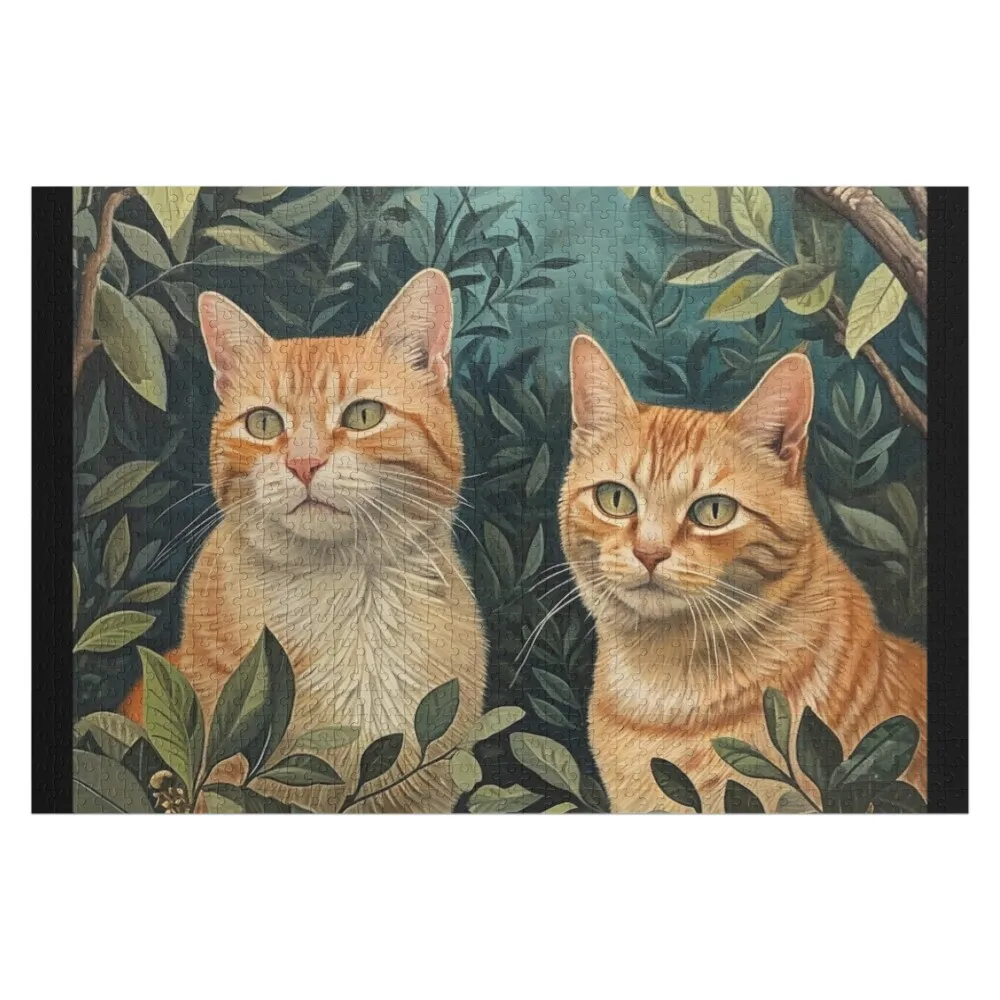 Cats Portrait Jigsaw Puzzle Works Of Art Customizeds For Kids Jigsaw Pieces Adults Custom Photo Puzzle