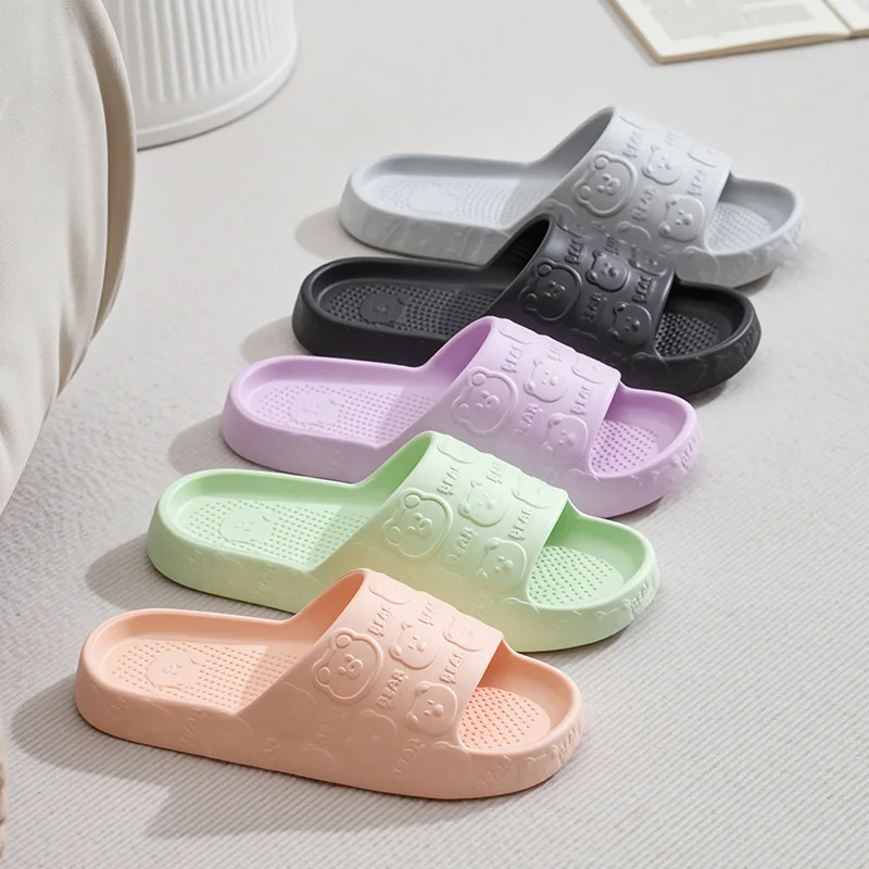 

Comfortable Foam House Slippers Lightweight Summer Sandals for Home Guests Simple Design Indoor Outdoor Wear