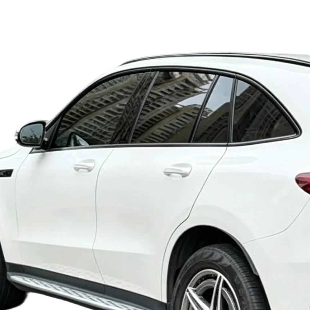 Chrome Delete Window Trim Sticker for Mercedes Benz EQC N293 2020-2022 SUV Glossy/Matte Black Exterior Decal
