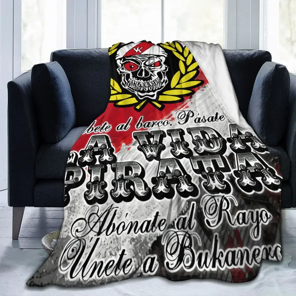 

Rayo Vallecano 1 Throw Blanket Customizable Comfortable Suitable For Sofa AntiPilling