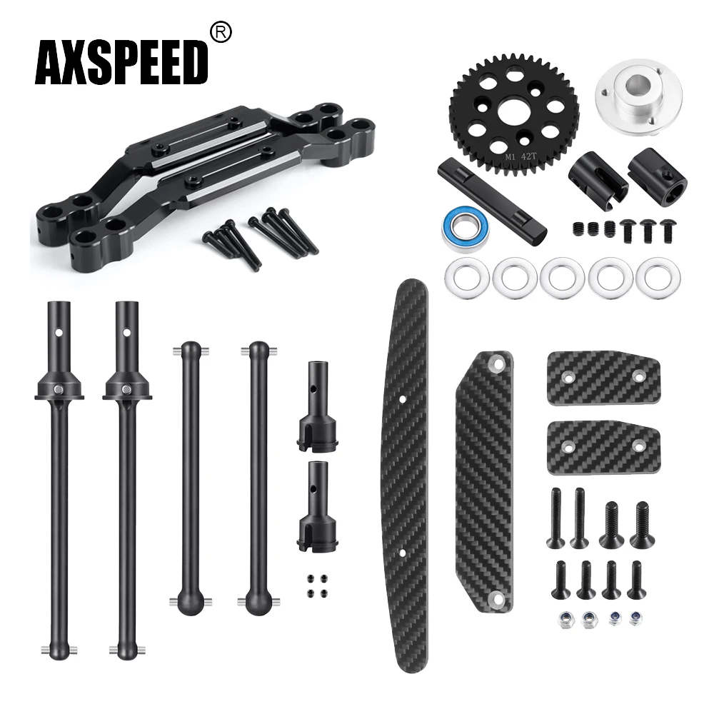 

AXSPEED Car Shell Body Mount /CVD / Diff Gear/ Chassis Guard Plate for ARRMA Felony 6S INFRACTION 6S All-road Car Accessories