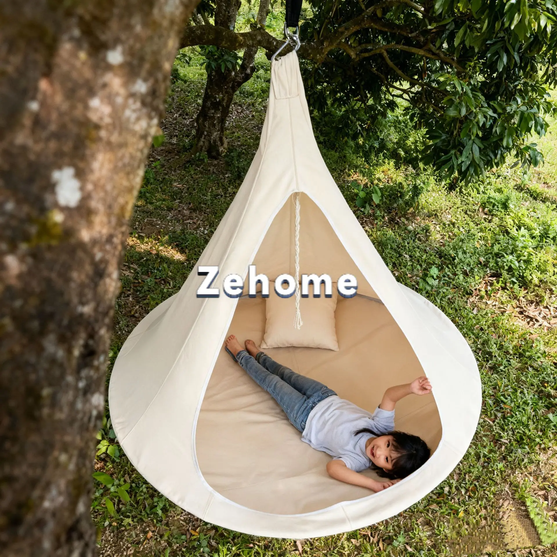 Hammock Swing Outdoor Swing Butterfly Hammock Self-driving Tour Leisure Hanging Chair, Camp Swing Sky Tent
