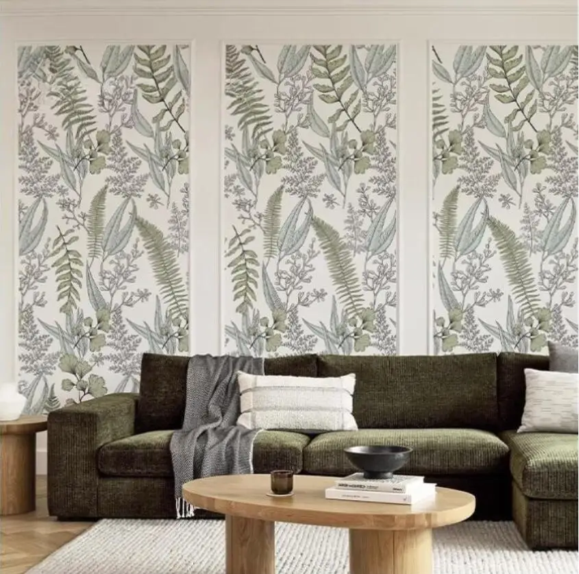 

Custom Photo Mural Wallpaper Modern Banana Leaf Wall Painting Bedroom Living Room Wall Covering wallpapers home decor обои