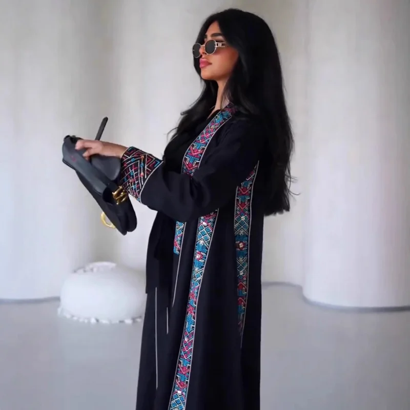 

Сексуальное повседневное пальто средней длины больших размеров, утягивающее, из полиэстера, с длинными рукавами, свободного кроя, в корейском стиле