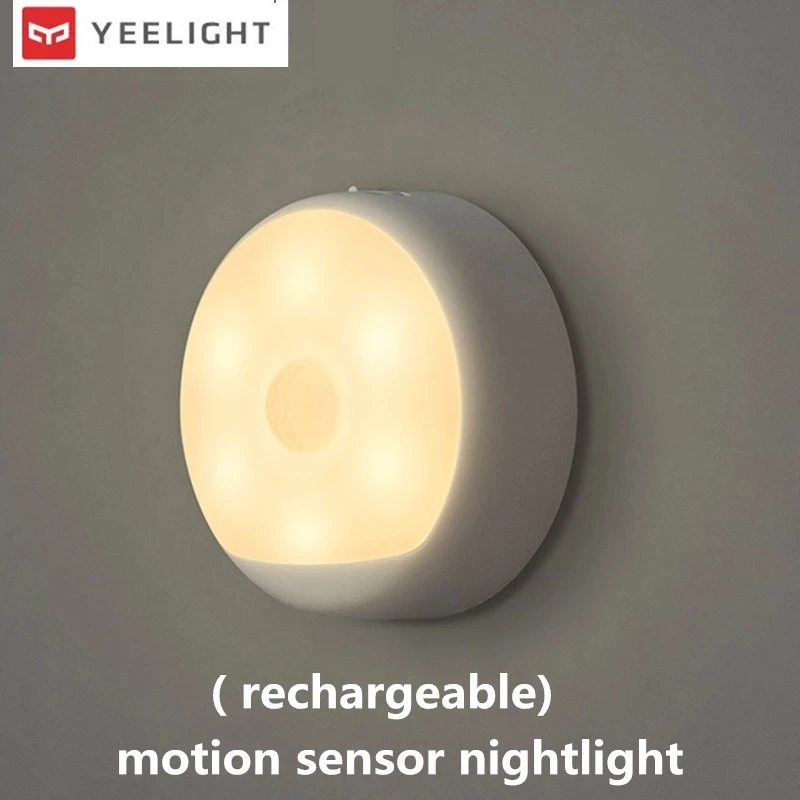 

Перезаряжаемый светодиодный ночник Yeelight (теплый свет) – Умный дом – Идеально подходит для кухонных шкафов, гардеробов и прихожих