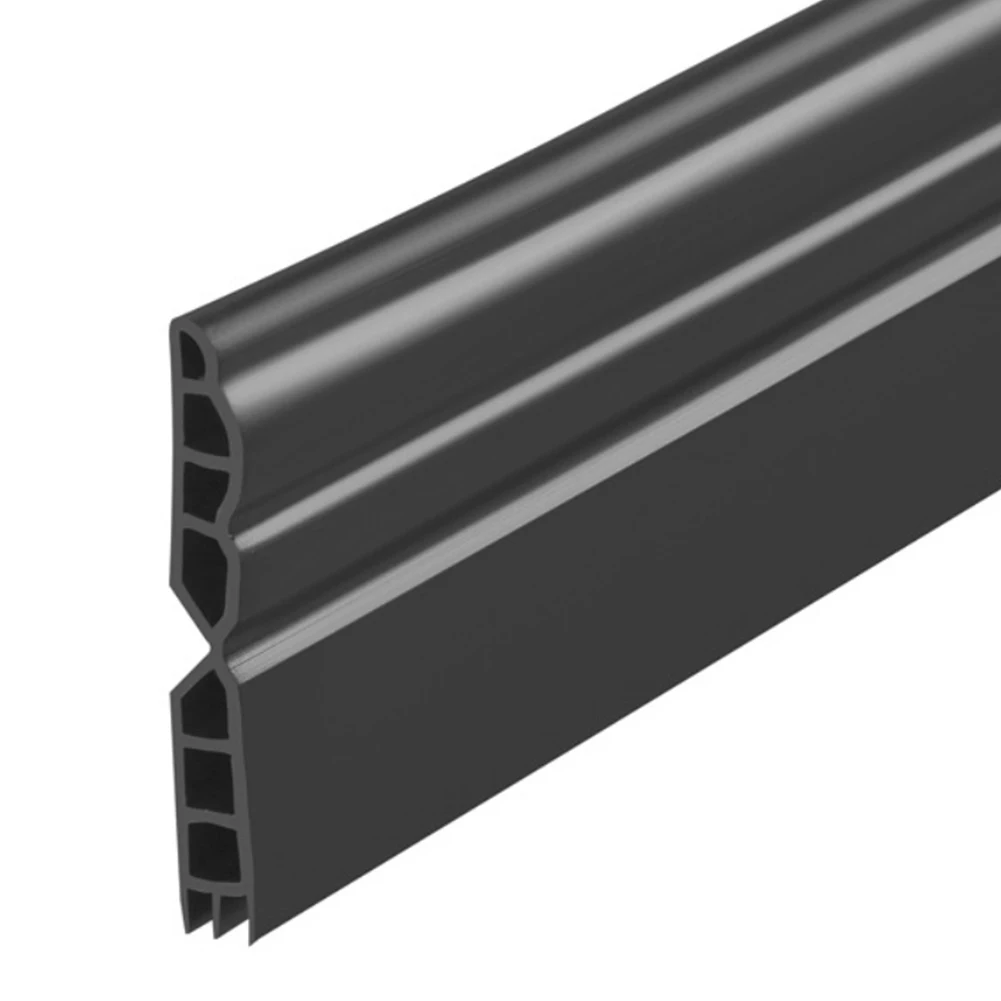 White Door Seal for Heat Retention Door Excluder Door Seal Soundproof Strip Extra Thick Profile Energy-efficient Seal