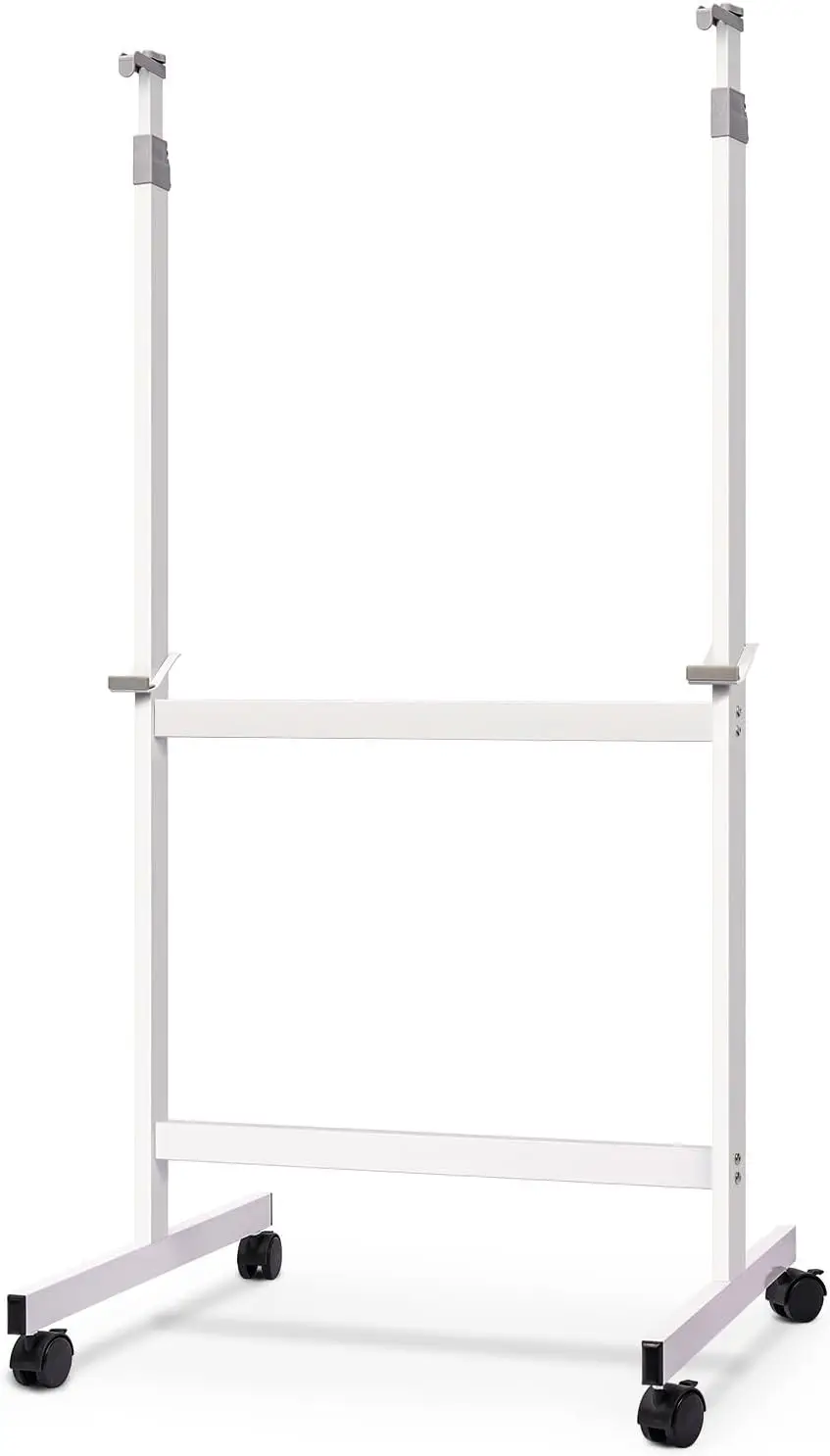

Mobile Whiteboard Stand with Wheels, Height Adjustable, No Drill Needed for Classroom Office Home