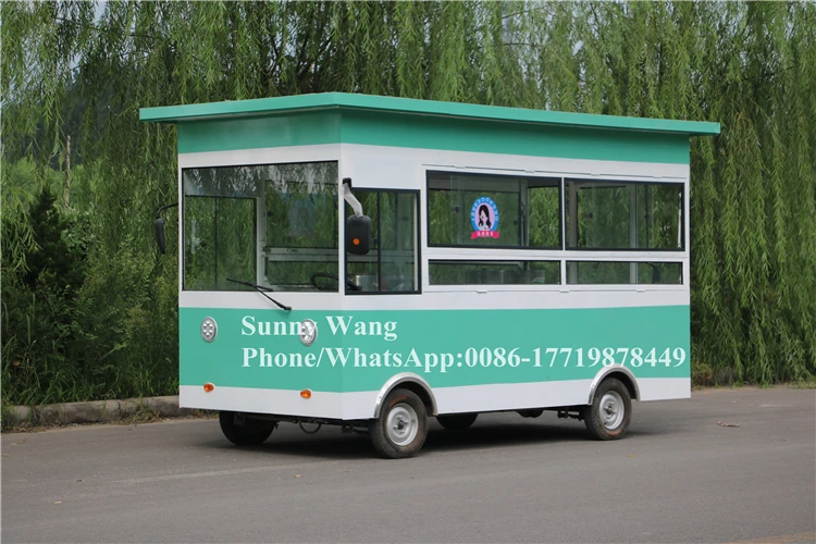 Coche de cocina eléctrico/camión de comida/coche de servicios de comida rápida carrito de pescado móvil coche de helado