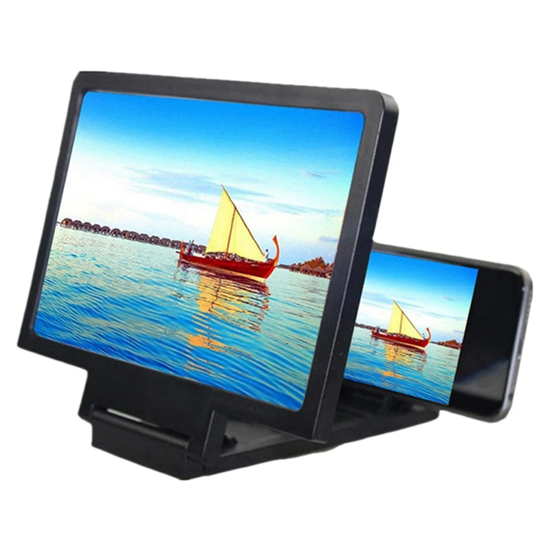 Screen Magnifier 3D Smart Mobile Phone Movies Amplifier Anti-Radiation Screen With Phone Holder For Any Smartphone