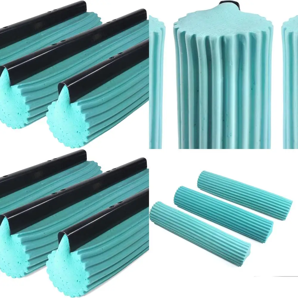 

Тройная упаковка насадок для швабры из ультрапенопласта с двойными роликовыми насадками из ПВА — замена профессионального уровня