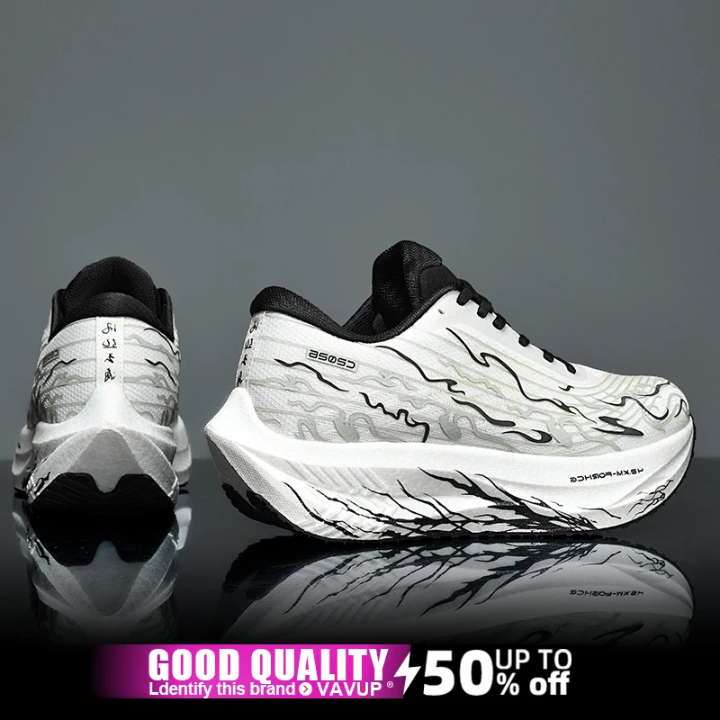 أحذية ماراثون للرجال للجري من الكربون، أحذية رياضية متخصصة قابلة للتنفس وخفيفة الوزن للنساء، أحذية رياضية مرنة مضادة للانزلاق
