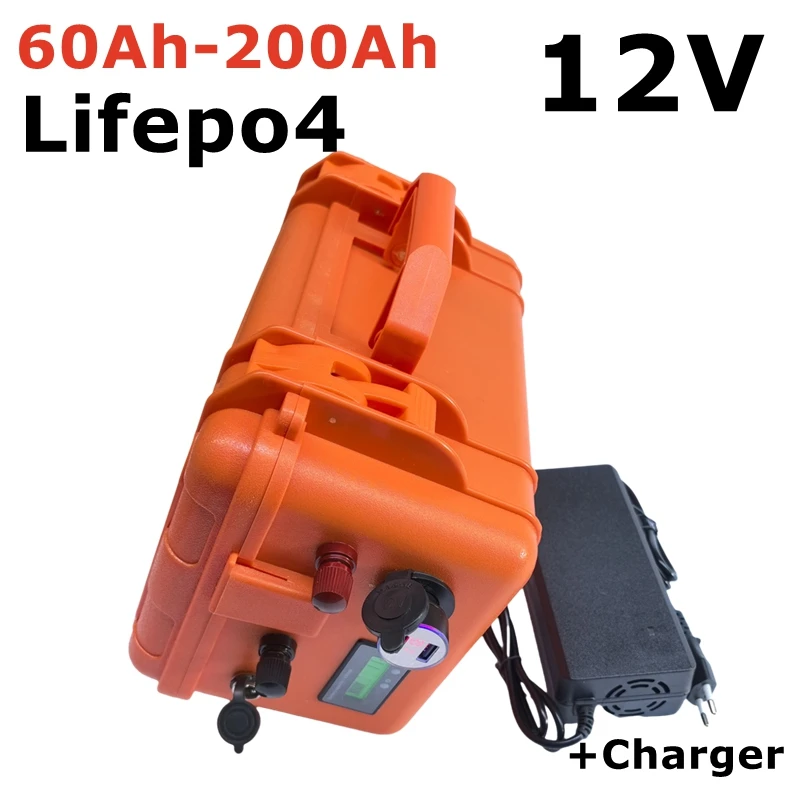 Lifepo4 12V 60Ah 80Ah 100Ah 120Ah 150Ah 200Ah batería de litio para 18lbs-88lbs propulsor barco hélice yates Camping al aire lib