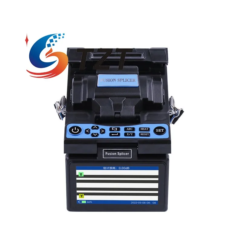 TZT JW4108H Handheld Single Fiber Fusion Splicer Support 250X Fiber View Magnification for SMF MMF DSF NZDSF