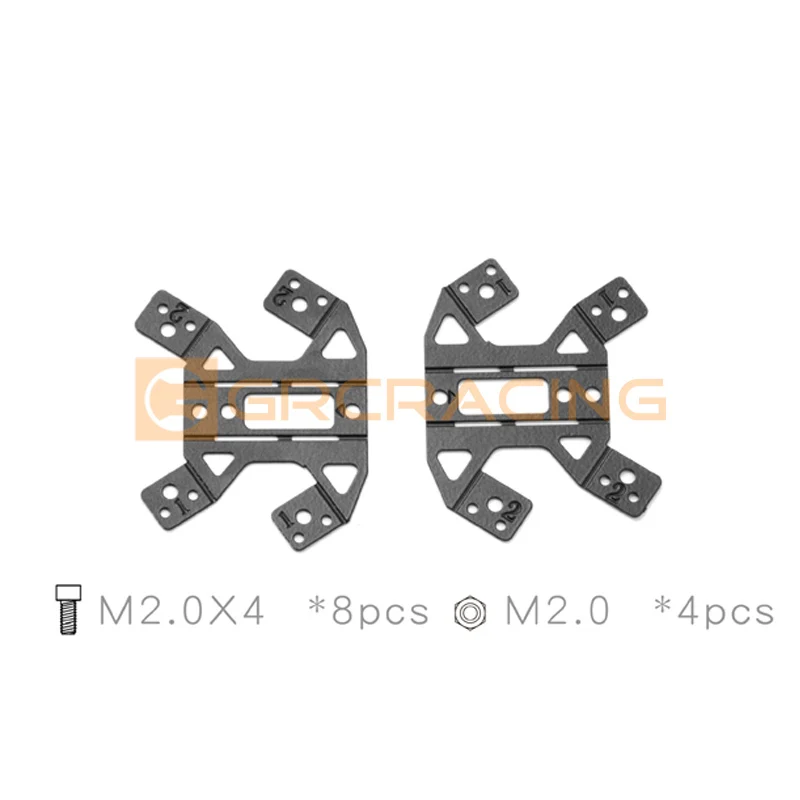 Double head spotlight bracket For 1/10 RC Crawler Car Traxxas TRX4 SCX10 TRX6