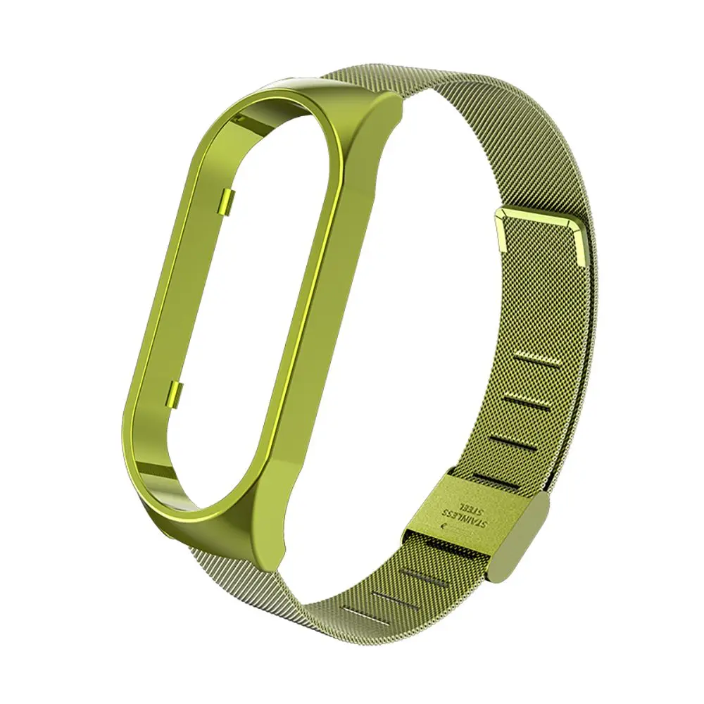 

Аксессуары Браслет Корпус ПК Ремешок из нержавеющей стали Сменный металлический для Band 7.