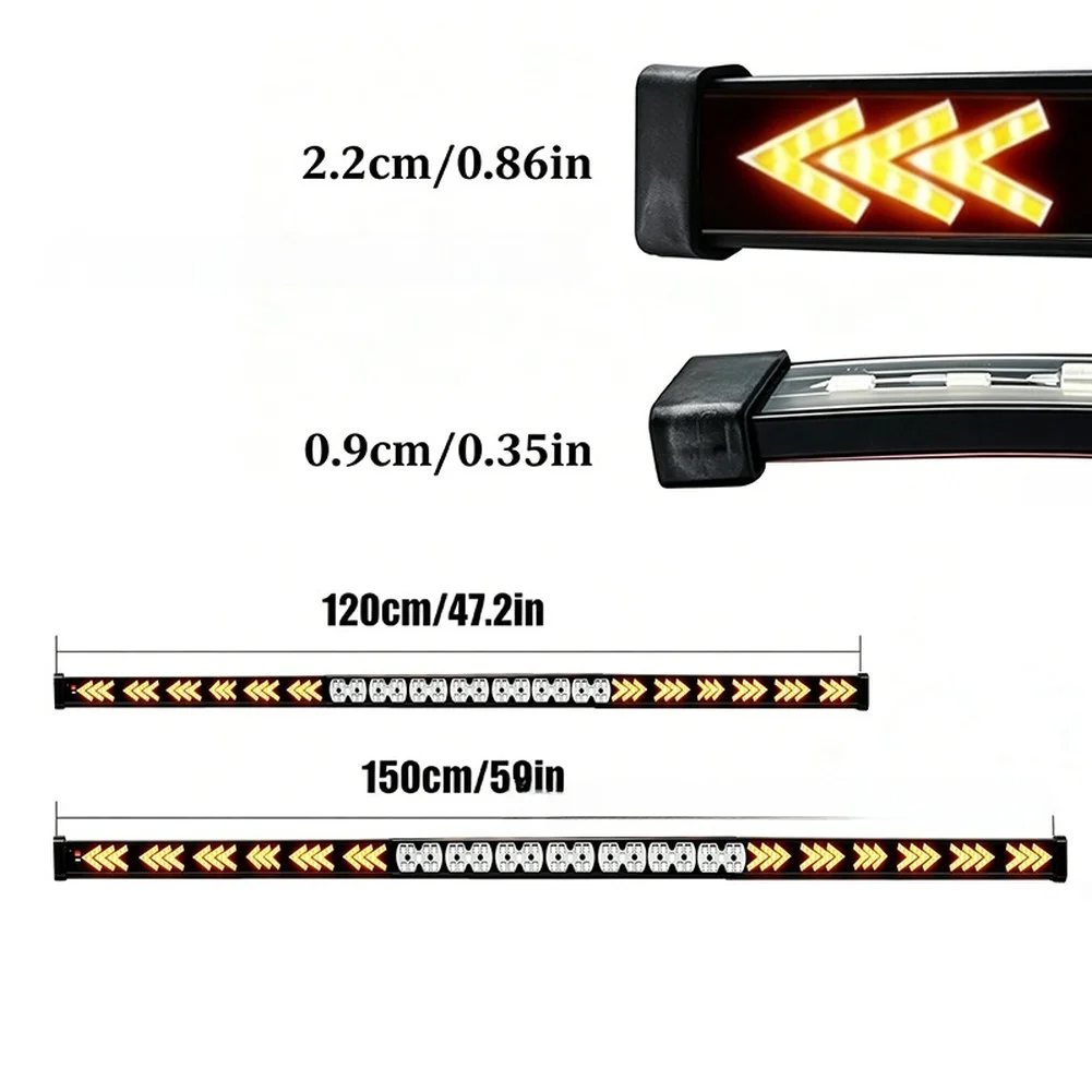 Car Rear Lamp with RGB Sequential Light Flow for Brake Turn and Running Light Applications and Weather Resistance