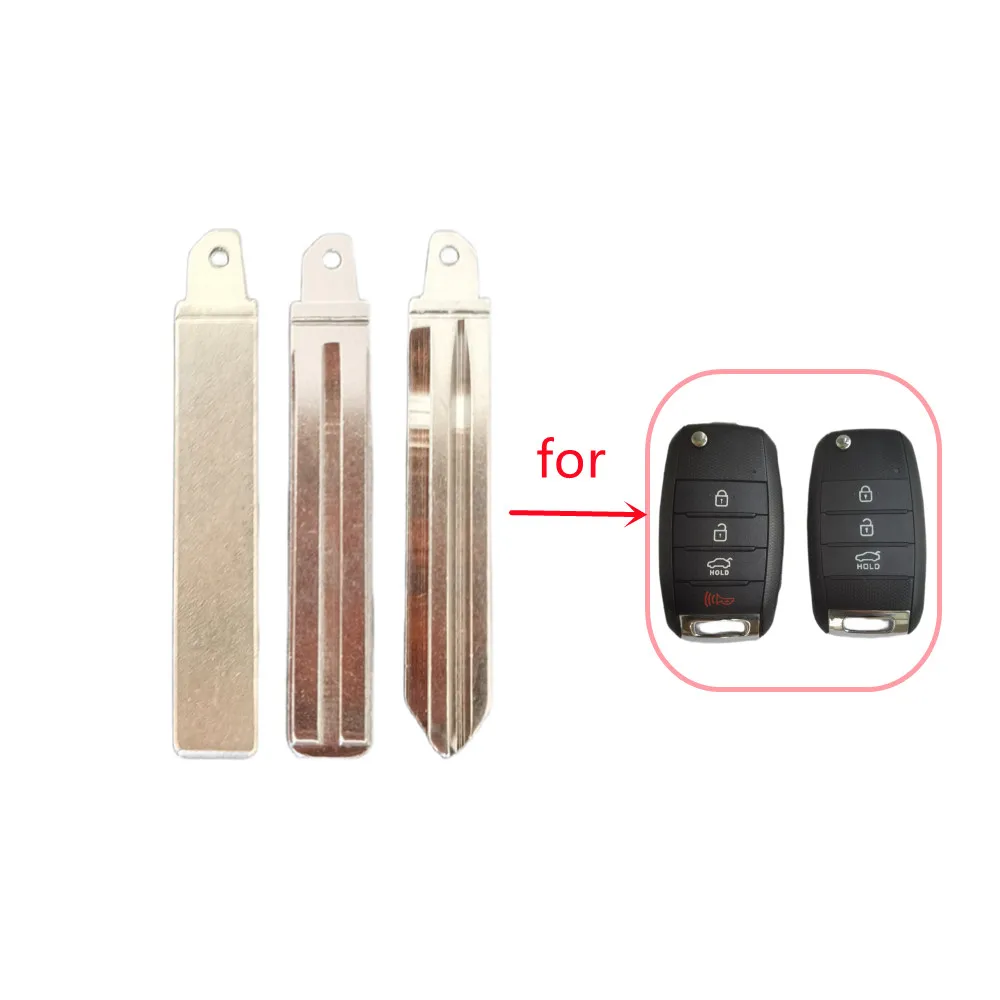 10pcs/lot Key Blank Folding Flip Remote Key Blade For Hyundai Verna for Kia K5 Sportage S522 Replacement Original Key Blade