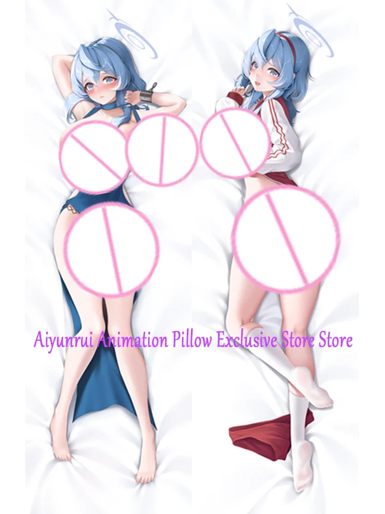 

Anime Dakimakura Pillow Case Ako Sexy and Busty Beautiful Girl Double-Sided Halloween Decoration