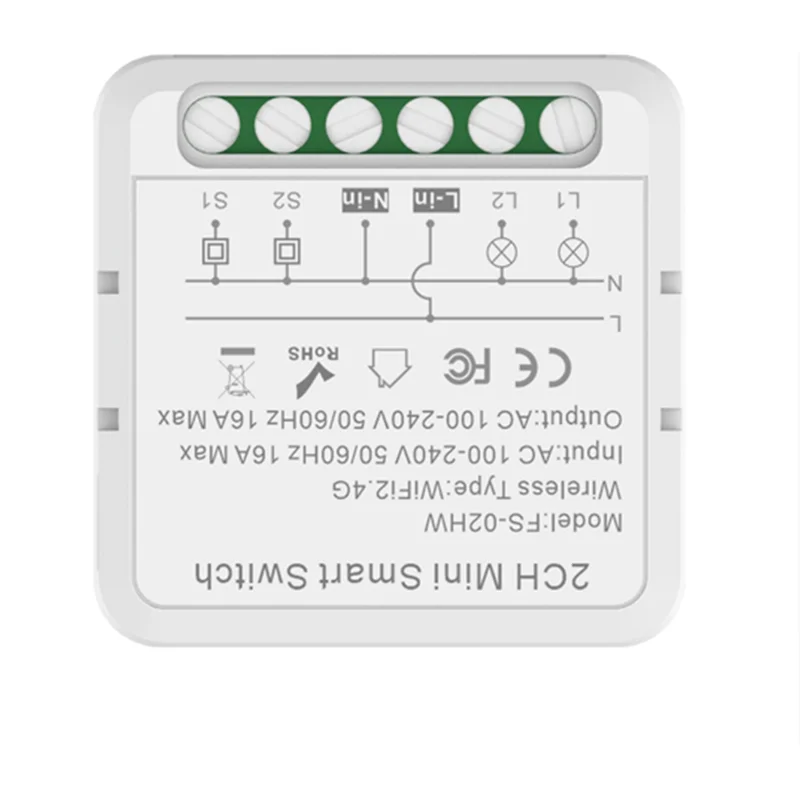 

AB41-Tuya умный Wi-Fi переключатель умный дом DIY выключатель поддерживает двухстороннее управление голосом работает, для Alexa Google Alice