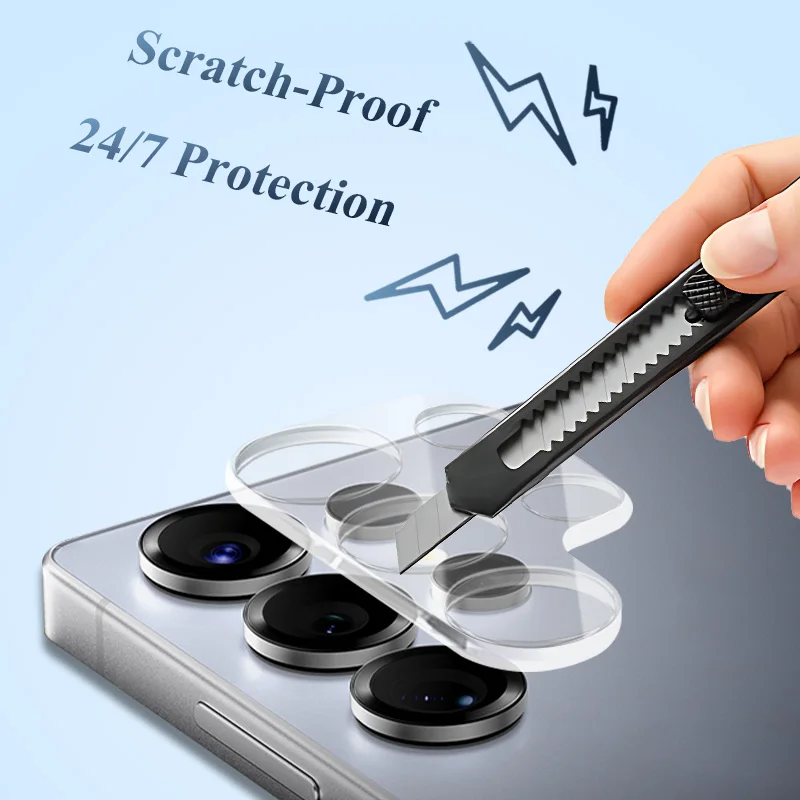 

For Samsung Galaxy S25 Ultra S25 FE S25 Edge Lereach TF 2 pcs Ultrathin Tempered Glass Film Coverage Camera Screen Protector