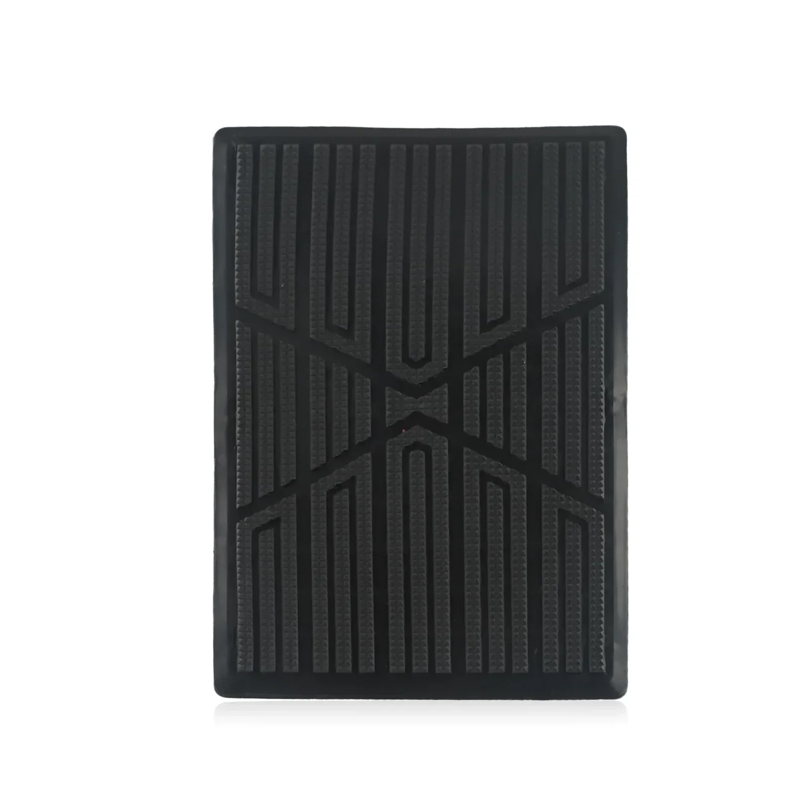 1PC Car Carpet Plate Floor Pad Heel Foot Mat Pedal Patch Cover 23x15cm PVC Waterproof Auto Interior Replacement Accessories