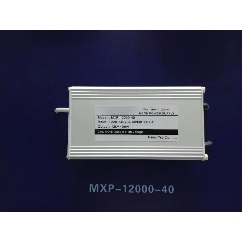 MXP 12KV 15KV 40mA Electronic Neon Lamp Transformer, High Frequency High Voltage Ballast Power Supply