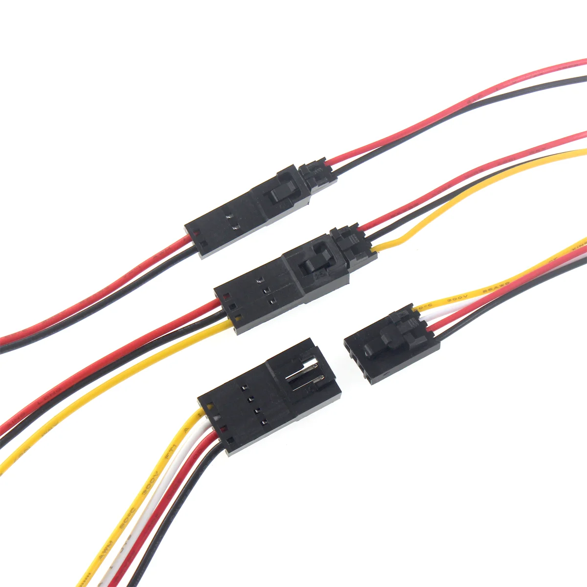 MX2.54 DuPont Housing with Lock Male Female Docking Wire 2.54mm Single Head 24AWG Electronic Line 2P 3P 4P 5P 6P