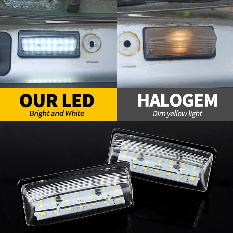 Car Rear License Plate Light Canbus LED Plate License Light For Nissan TEANA J31 TEANA J32 Car Tail Number Plate Light