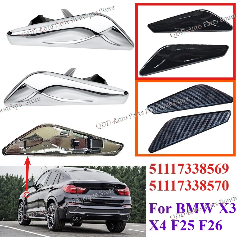 1/2PCS Left Right 51117338569 51117338570 for BMW X3 X4 F25 F26 Bumper Air Duct Trim Guide Panel Finisher Fender Splash Guard