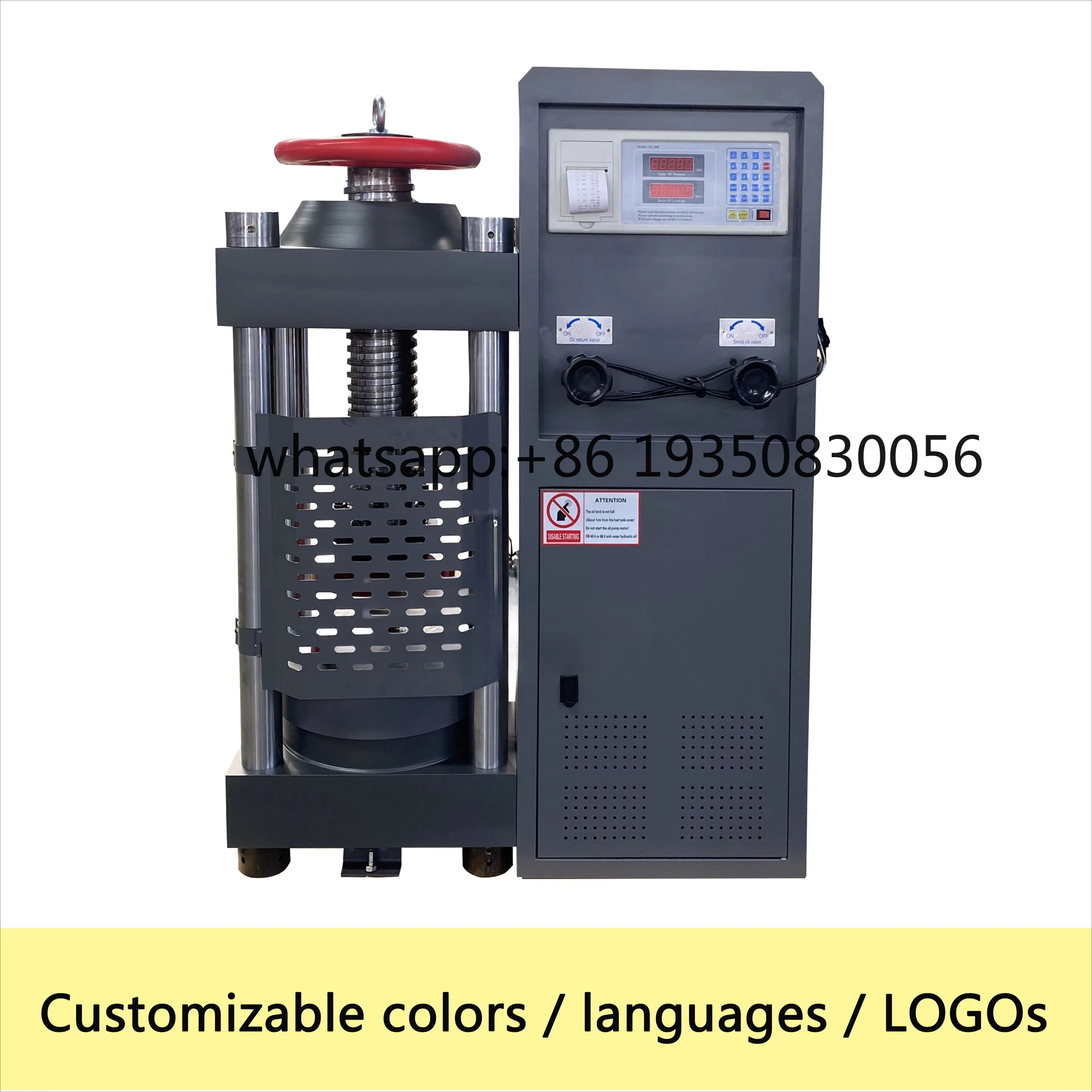ZHKEYQ SXYE-2000A/B Concrete Cube for Machine 2000KN Automatic Hydraulic Compression Testing Machine for Concrete Compressive