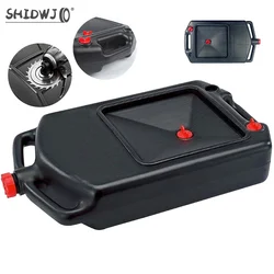 8L-15L Universal Motorcycle Car Bike Oil Fuel Coolant Drain Tray Pan & Storage Container Auto Repair Oil Receiver