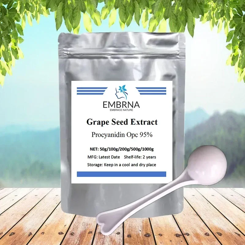 EMBRNA Manufactor Direct Supply 50g-1000g O P C 95% Grape Seəed Extracto