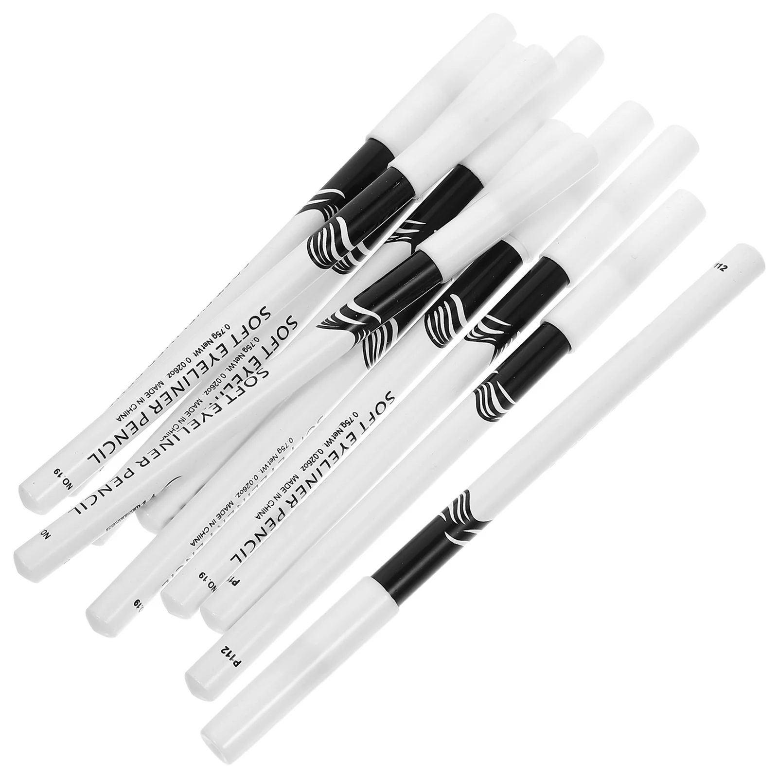 10 pezzi matita per eyeliner evidenziare trucco per occhi morbido e liscio trucco naturale a lunga durata penne per eyeliner set strumenti per occhi da donna