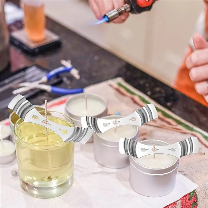 2025 Trend Wax Melting Pot In Aluminum, 4-Pound Capacity With 20 Metal For Candle Wicks Holders,For Candle Making