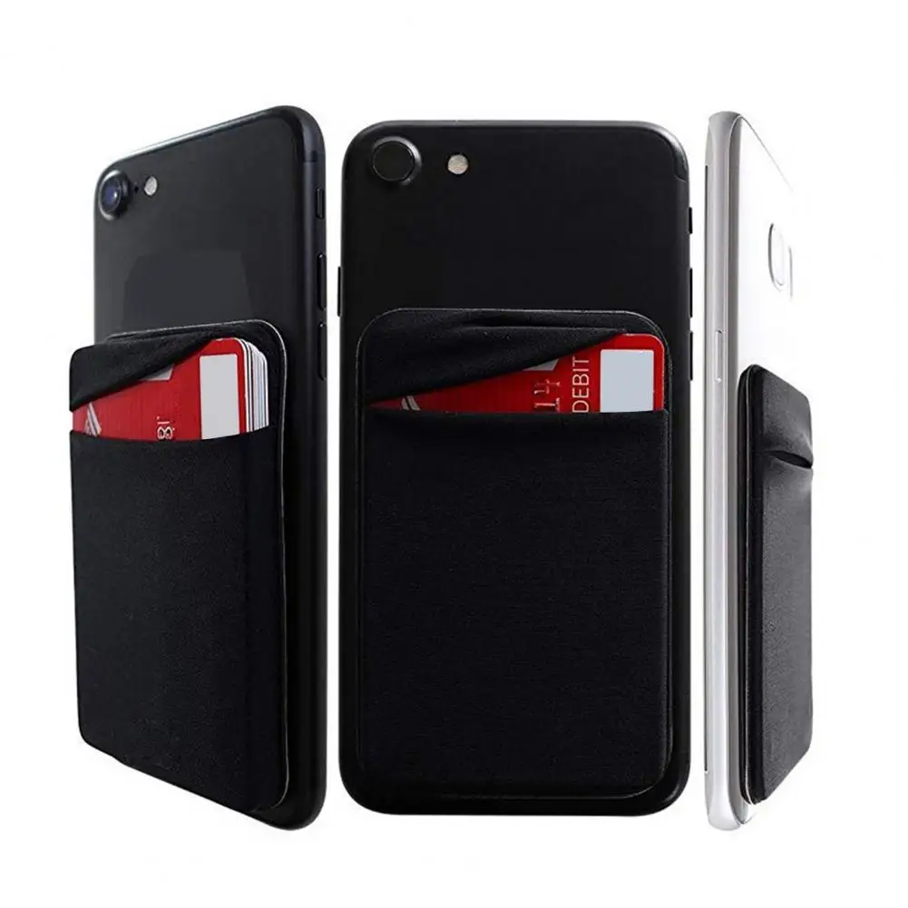 Lycra Multi-Purpose Mobile Card Back Sticker, prevenção da perda, uso diário