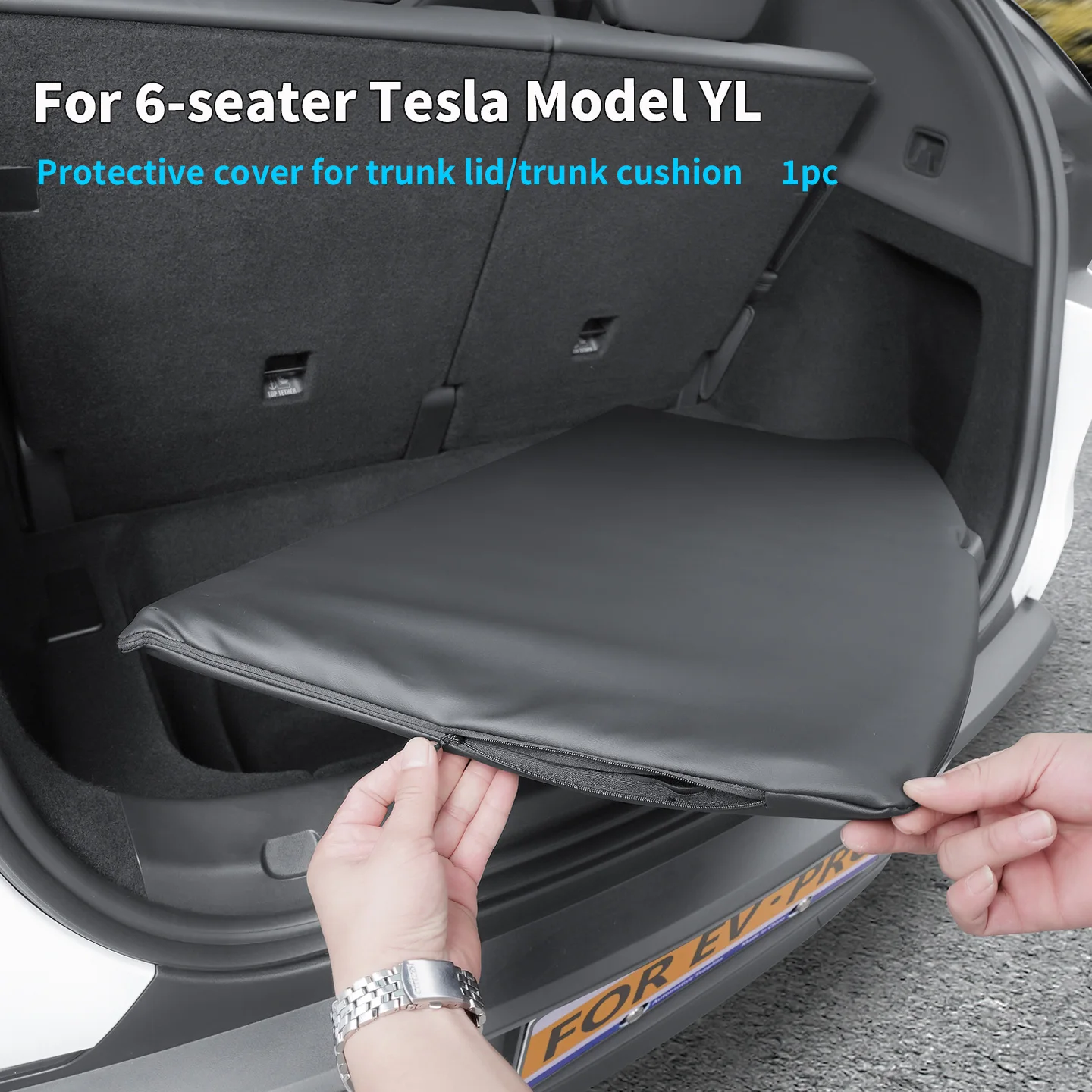 

Подходит для Tesla Model YL (6-местный): подушка для багажника, чехол для крышки багажника, защитный чехол из замши и кожи, полный комплект для интерьера.